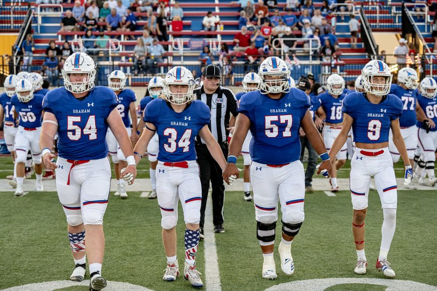 Graham Steers 59 vs. Mineral Wells Rams 14 at Newton Field in Graham, Texas on September 23, 2022