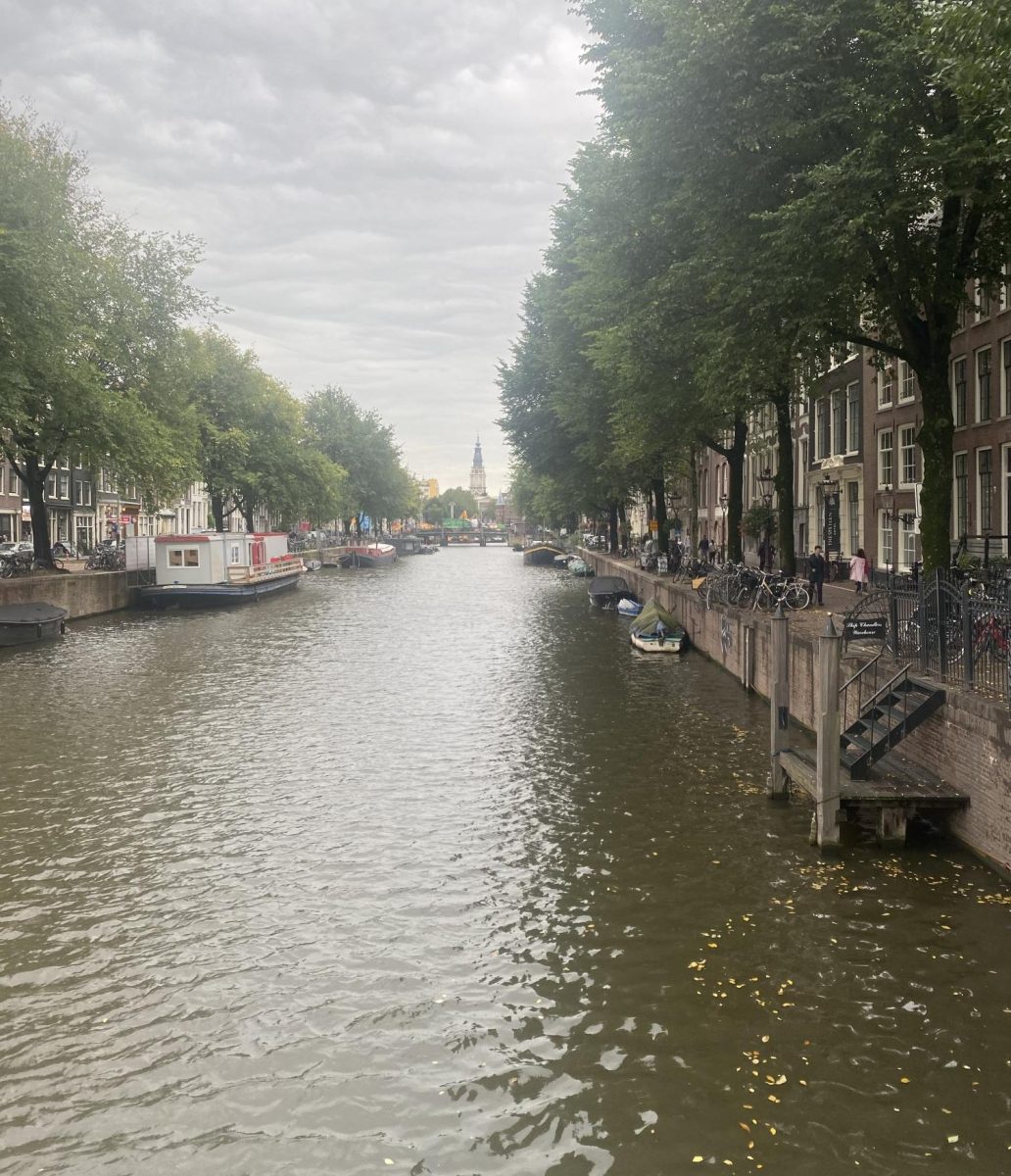 Picture of Geldersekade taken from  the Café de Schreierstoren. 13, 10, 2023